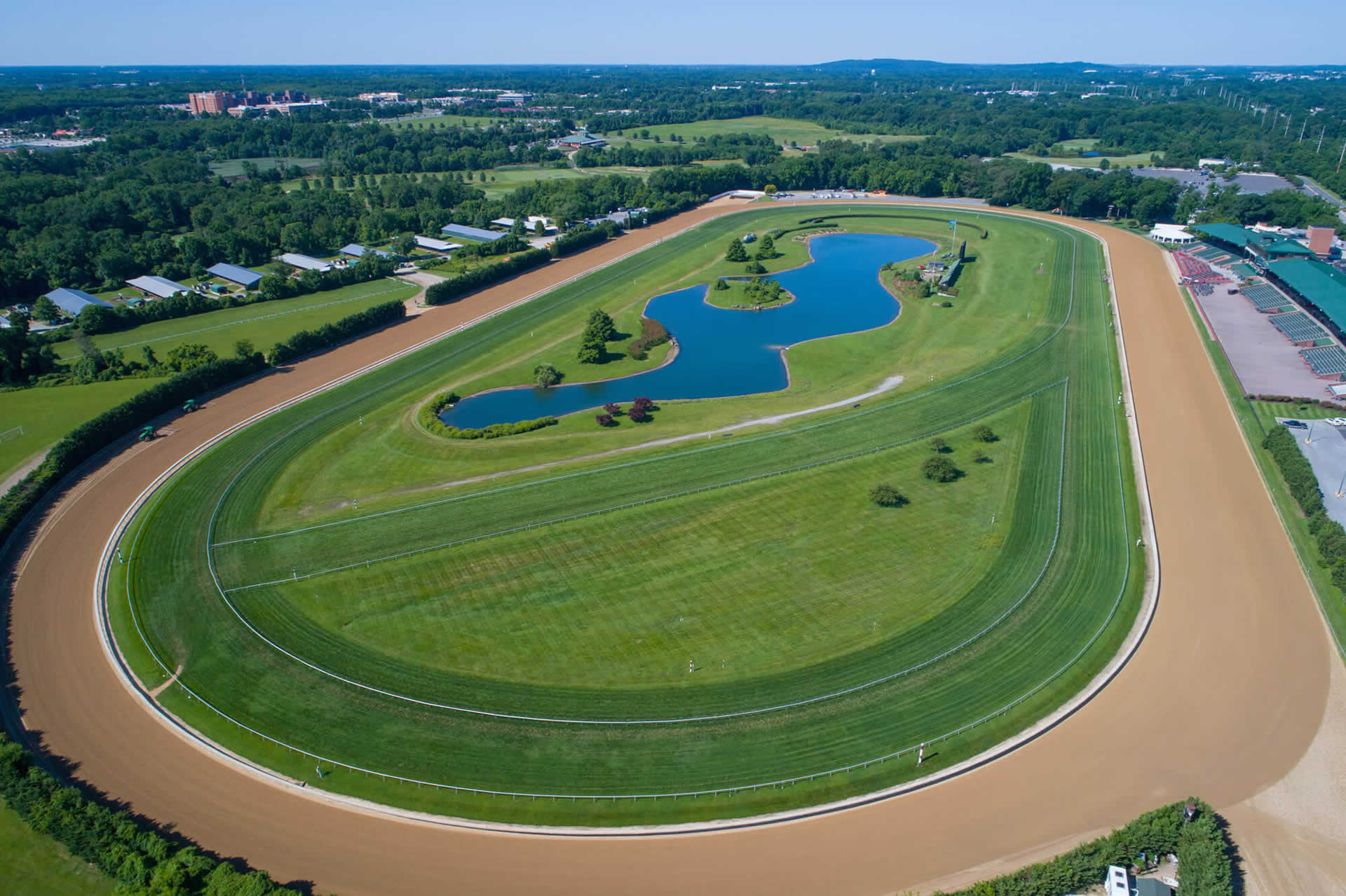 Aerial Image of the Delaware Park